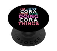 Sono solo Cora qui a fare il nome di Cora Things PopSockets PopGrip Adesivo