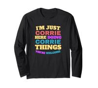 Sono Solo Corrie Facendo Corrie Cose Sei Il Benvenuto Maglia a Manica