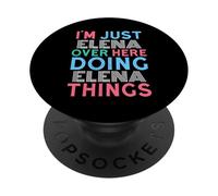 Sono solo Elena qui a fare il nome di Elena Things PopSockets PopGrip Adesivo