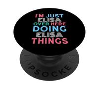 Sono solo Elisa qui a fare il nome di Elisa Things PopSockets PopGrip Adesivo