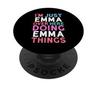 Sono solo Emma qui a fare il nome di Emma Things PopSockets PopGrip Adesivo