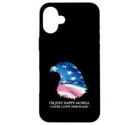 Sono solo felice come l'inferno perché amo questo posto (USA Love) Custodia per iPhone 16 Plus
