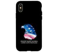 Sono solo felice come l'inferno perché amo questo posto (USA Love) Custodia per iPhone X/XS