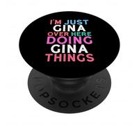 Sono solo Gina qui a fare il nome di Gina Things PopSockets PopGrip Adesivo