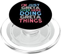 Sono solo Greta qui a fare Greta Things Name PopSockets PopGrip per MagSafe