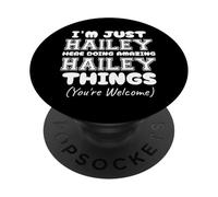 Sono solo Hailey qui a fare cose incredibili di Hailey PopSockets PopGrip Adesivo