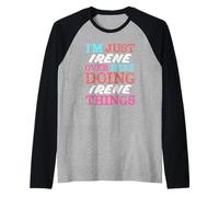 Sono Solo Irene Qui a Fare Il Nome di Irene Things Maglia con Maniche Raglan