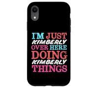 Sono solo Kimberly qui a fare il nome di Kimberly Things Custodia per iPhone XR