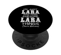 Sono solo Lara qui facendo cose fantastiche di Lara PopSockets PopGrip Adesivo