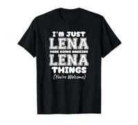 Sono solo Lena qui a fare cose fantastiche di Lena Maglietta