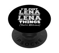 Sono solo Lena qui a fare cose fantastiche di Lena PopSockets PopGrip Adesivo