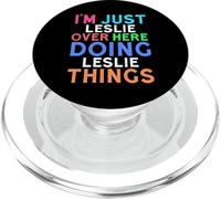 Sono solo Leslie qui a fare Leslie cose Leslie PopSockets PopGrip per MagSafe