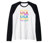 Sono Solo Lila Che Fa Lila Cose Sei Il Benvenuto Maglia con Maniche Raglan