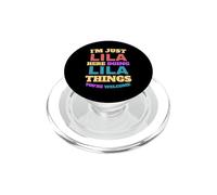 Sono solo Lila che fa Lila Cose Sei il benvenuto PopSockets PopGrip per MagSafe