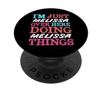 Sono solo Melissa qui a fare il nome di Melissa Things PopSockets PopGrip Adesivo