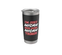Sono solo Micah che fa Micah Things Funny First Name Bicchiere termico in acciaio inox doppia parete