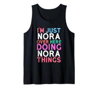 Sono Solo Nora Qui a Fare Il Nome di Nora Things Canotta