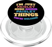 Sono solo Paisley facendo cose Paisley, siete i benvenuti PopSockets PopGrip per MagSafe