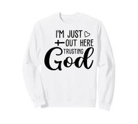 Sono Solo Qui Fuori, Uomini e Donne cristiani grati grati Felpa