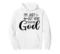 Sono Solo Qui Fuori, Uomini e Donne cristiani grati grati Felpa con Cappuccio