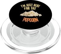 Sono solo qui per gli amanti del cibo divertente popcorn PopSockets PopGrip per MagSafe