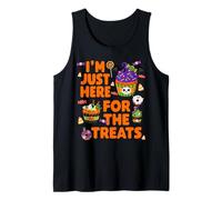 Sono Solo Qui per i dolcetti Halloween Candy Donuts Cupcakes Canotta