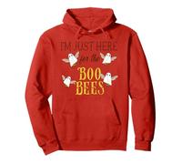 Sono solo qui per il Boo Bees Halloween Felpa con Cappuccio