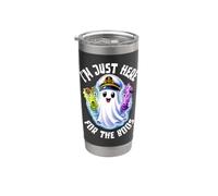 Sono solo qui per il capitano fantasma della crociera di Halloween Boos Bicchiere termico in acciaio inox doppia parete