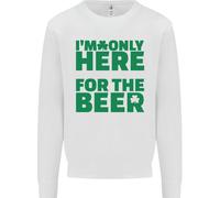 Sono Solo Qui Per La Birra Felpa Uomo St. Patrick's Day