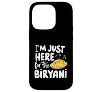 Sono solo qui per la ricetta delle spezie del piatto di riso indiano Biryani Custodia per iPhone 14 Pro