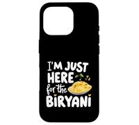 Sono solo qui per la ricetta delle spezie del piatto di riso indiano Biryani Custodia per iPhone 16 Pro