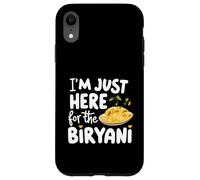 Sono solo qui per la ricetta delle spezie del piatto di riso indiano Biryani Custodia per iPhone XR