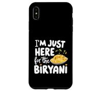 Sono solo qui per la ricetta delle spezie del piatto di riso indiano Biryani Custodia per iPhone XS Max