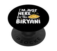 Sono solo qui per la ricetta delle spezie del piatto di riso indiano Biryani PopSockets PopGrip Adesivo