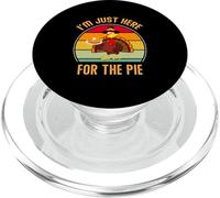 Sono solo qui per la torta divertente tacchino con torta di zucca PopSockets PopGrip per MagSafe