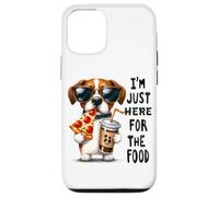 Sono solo qui per l'umorismo del cane cibo Custodia per iPhone 12/12 Pro