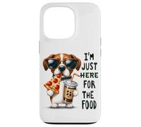 Sono solo qui per l'umorismo del cane cibo Custodia per iPhone 13 Pro