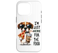 Sono solo qui per l'umorismo del cane cibo Custodia per iPhone 16 Pro