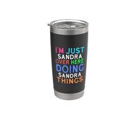 Sono solo Sandra qui a fare Sandra Things Sandra Bicchiere termico in acciaio inox doppia parete