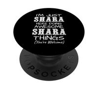 Sono solo Shara qui facendo cose fantastiche di Shara PopSockets PopGrip Adesivo
