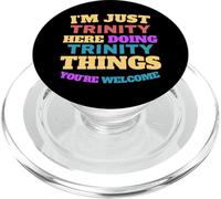 Sono solo Trinity che fa le cose di Trinity Sei il benvenuto PopSockets PopGrip per MagSafe