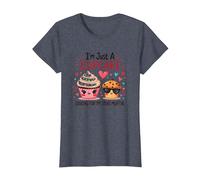 Sono Solo Un Cupcake Che Cerca Il Mio Stud Muffin Sweet Love Maglietta, Donna, Pervinca, XS