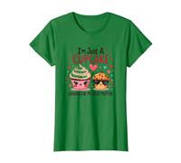 Sono Solo Un Cupcake Che Cerca Il Mio Stud Muffin Sweet Love Maglietta, Donna, Verde Mela, 3XL