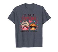 Sono Solo Un Cupcake Che Cerca Il Mio Stud Muffin Sweet Love Maglietta, Uomo, Pervinca, M