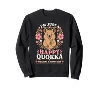 Sono Solo Un Felice Quokka Che Indossa Un Abito Umano Felpa