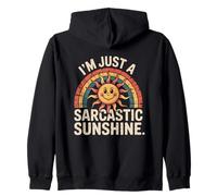 Sono Solo Un Sarcastico Sunshine Retro Felpa con Cappuccio