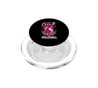 Sono solo una ragazza che ama la pallavolo Floreale Giocatori Sport PopSockets PopGrip per MagSafe