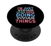 Sono solo Vivian qui a fare il nome di Vivian Things PopSockets PopGrip Adesivo