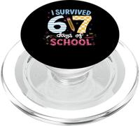 Sono sopravvissuto 67 Giorni di scuola Studenti Insegnanti Sei Sette PopSockets PopGrip per MagSafe