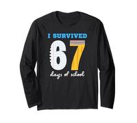 Sono Sopravvissuto 67 Sei Sette Giorni di Insegnante di Scuola Maglia a Manica